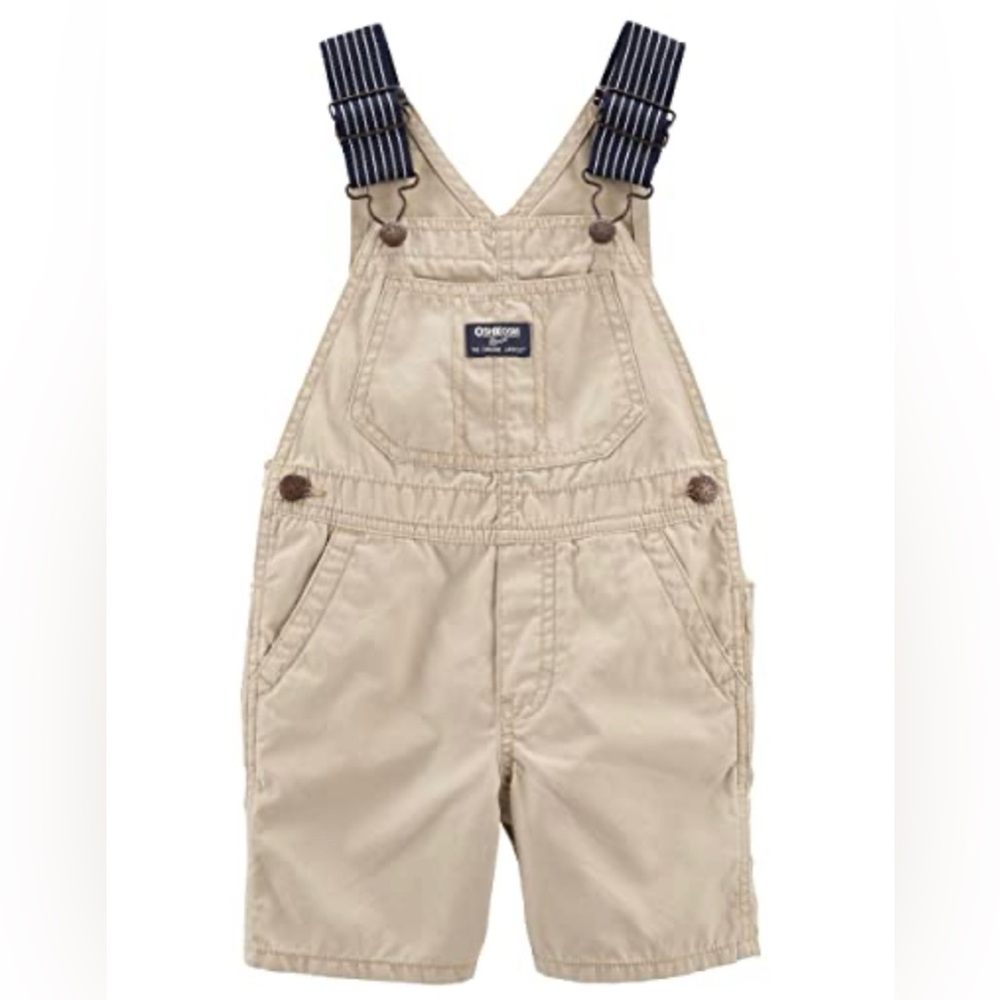OshKosh B'gosh Baby Boy Woven Shortalls - Size 12M
